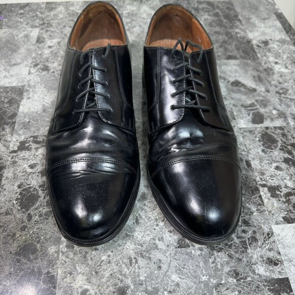 Bostonian Classics Oxfords Dress Shoes Mens Size 11.5 W Wide Black Leather - Picture 7 of 13